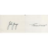 Space collection 18 superb auto pen Astronaut signatures on 5x3 white cards includes iconic NASA