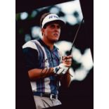 Phil Mickelson Golfer Signed 7x10 Press Photo. Good condition. All autographed items come with a