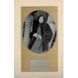 Dolores Del Rio 17x11 overall mounted signature piece includes signed album page and vintage black