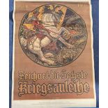 Zeichnet die sechste Kriegsanleihe, 1914-1917 by Maximilian Lenz, 1860-1948, artist. Published.