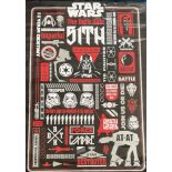 Star Wars The Dark Side Sith poster. ROLLED. Good Condition. 24x36IN. Good condition. All