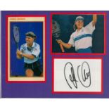 Tennis Collection of 28 Autographs From Past To Present on Various Items. Signatures include Heather