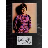 Cilla Black 16x12 overall mounted signature piece includes signed album page and a superb vintage