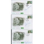 Manchester United 50th Anniversary Munich Air Disaster collection 5 individually signed covers