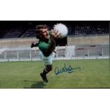 Football Alex Stepney signed Manchester United 12x8 colour photo. Good condition. All autographed