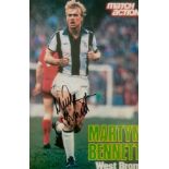 Martyn Bennett signed 12x8 magazine type colour photo. Bennett (born 4 August 1961) is an English