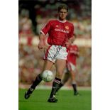 Football Gary Pallister signed Manchester United 12x8 colour photo. Good condition. All