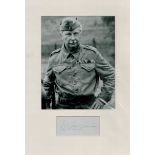 Clive Dunn 16x11 mounted signature piece includes signed album page and a superb Dads Army black and