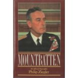 Mountbatten of Burma signature piece TLS signed dated 13th March attached to a hardback book