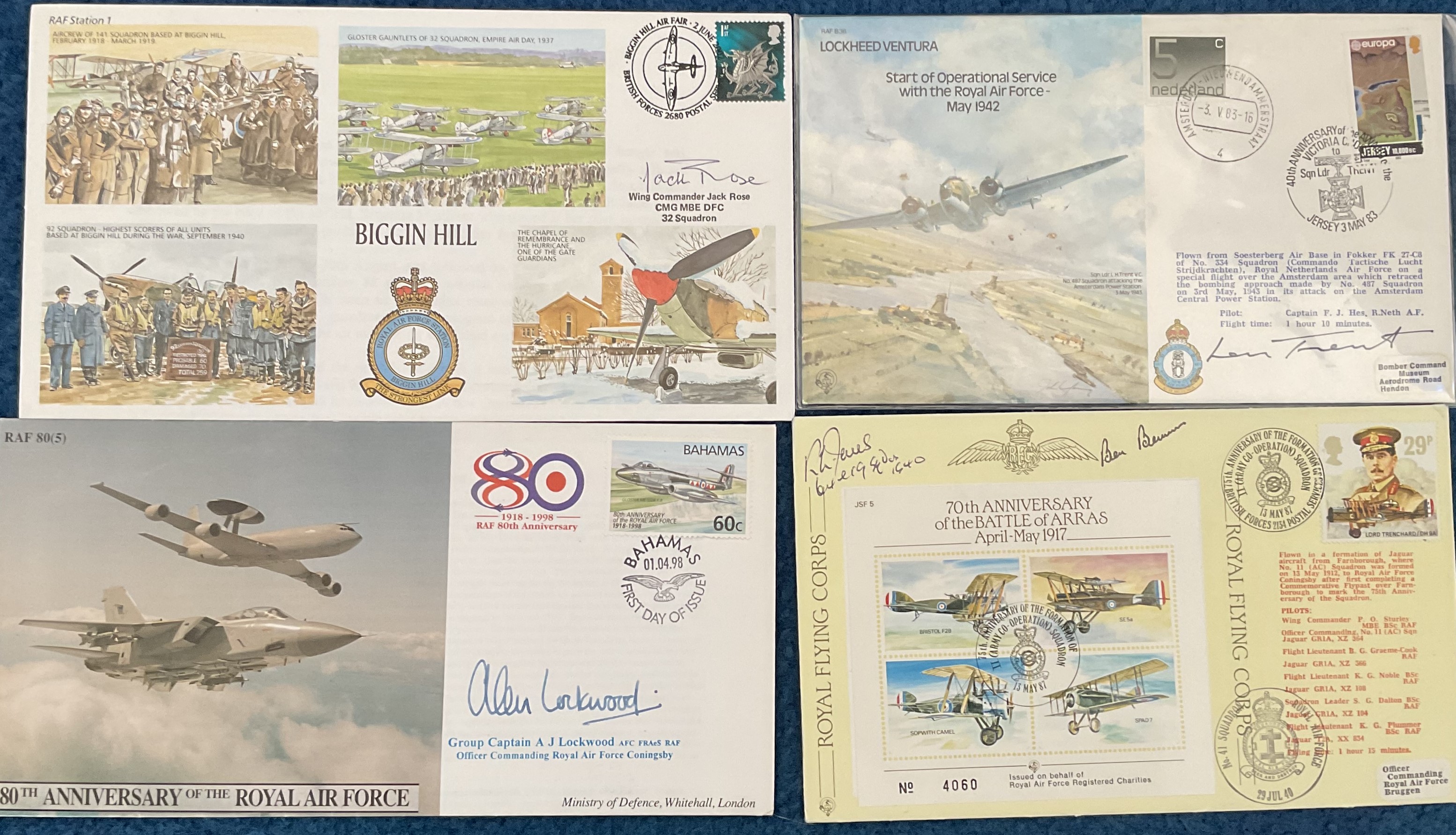 WW2 Collection of 3 Mint stamp Booklets. 4 Signed FDCs. Photos and Unsigned FDCs. Includes Red