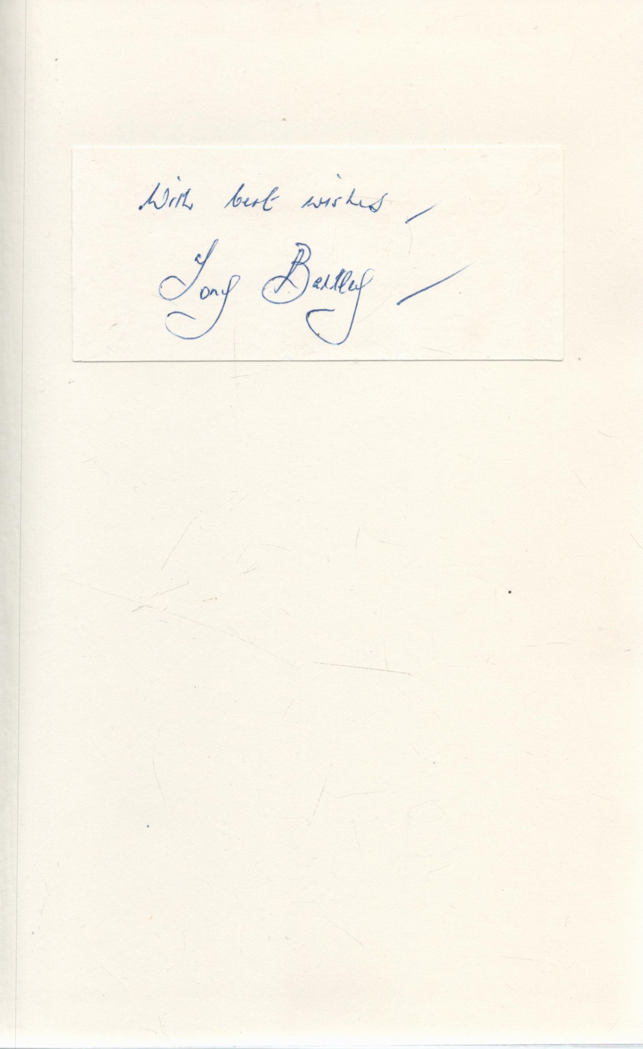 Squadron Leader Anthony Bartley DFC Signed Book Smoke Trails in the Sky From the Journals of a - Image 2 of 4