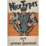 Nice Types by Raff and Anthony Armstrong 1943 First Edition Hardback Book with 83 pages published by