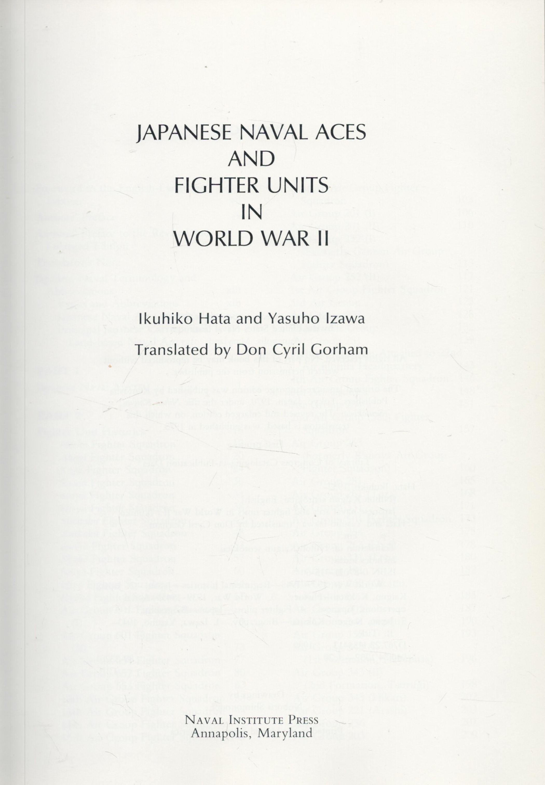 Saburo Sakai Signed Book Japanese Naval Aces and Fighter Units in World War II Translated by Don - Image 3 of 4