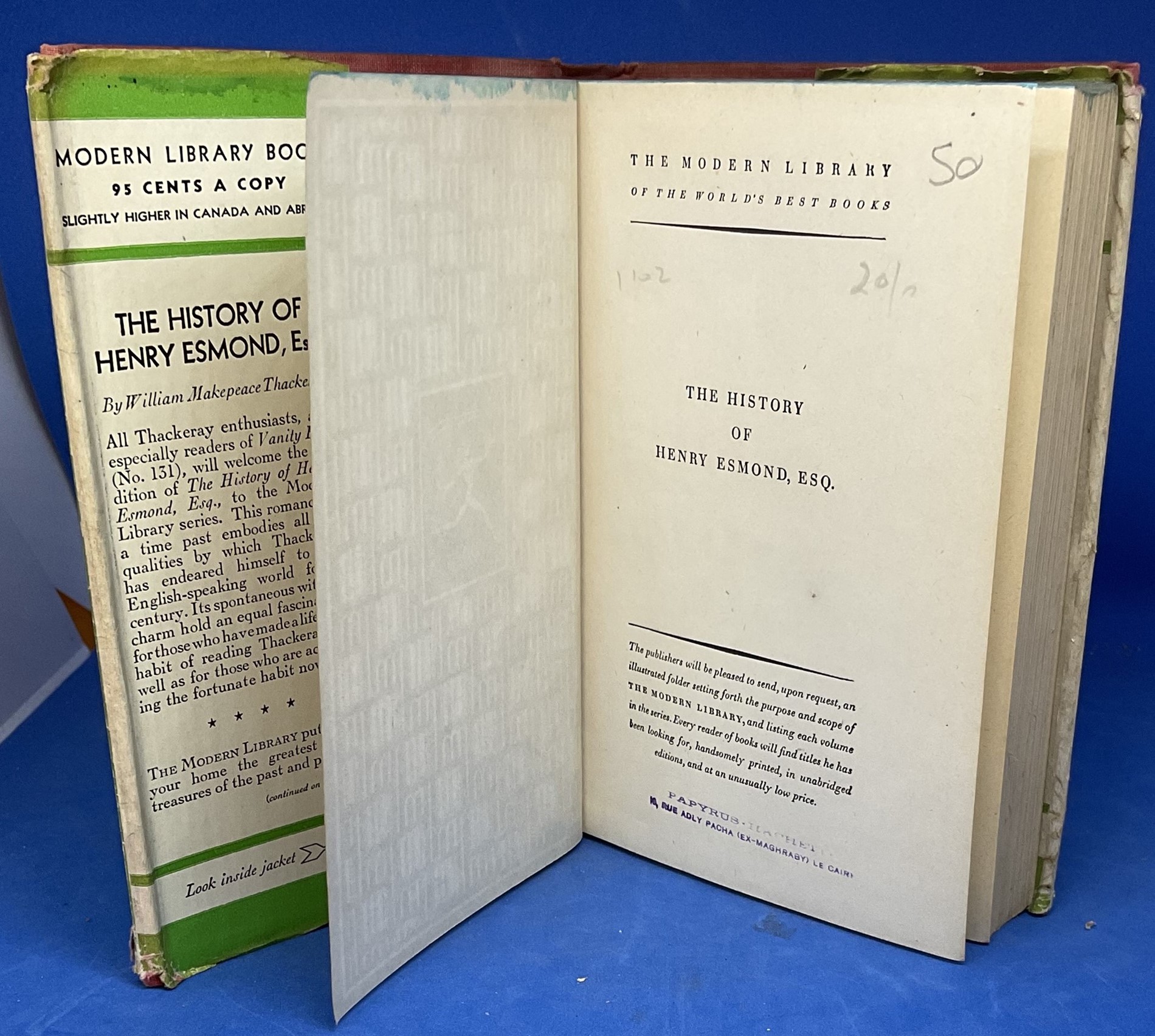 The History Of Henry Esmond Esquire By William Makepeace Thackeray. 615 Page Hardback Book with dust - Image 2 of 3