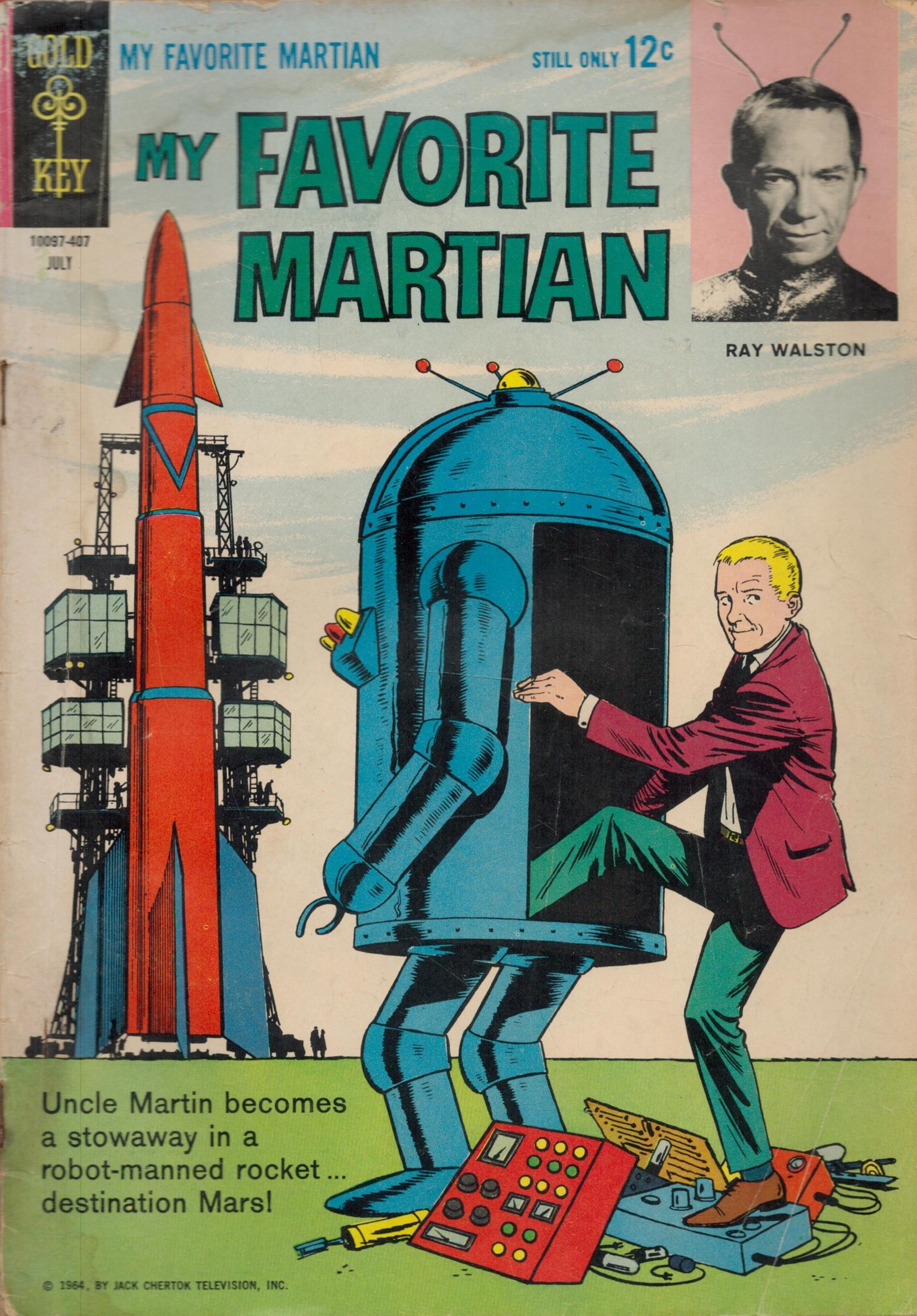 My Favourite Martian by Jack Chartok Television Inc 1964 Issue No 2 July 1964 published by K