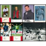Variety of signed sports collection. John Virgo Hand signed 6x4 Colour Printed Bio Photo, Ledley