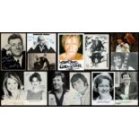 TV, Film and Music collection of 13 Signed Small Photos/Images. Signatures include Harry Hill, Aneka