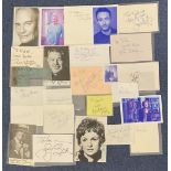 TV and Film Autograph Card Collection of 20 Signed Cards. Includes Lindsey Davis, Joe McFadden,