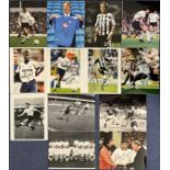 Football Signed Photo Collection of 13 Signed 10 x 8 inch Photos. Signatures include Pat Jennings,