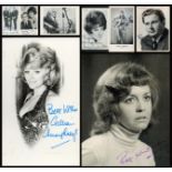 TV, Film and Music Vintage Signed Photo Collection of 8 Photos. Signatures include Pat Withore, Karl