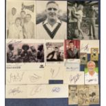 Assorted Music, Film, TV and Sport Collection. Signatures include Gerd Muller, Alan Davidson, 8