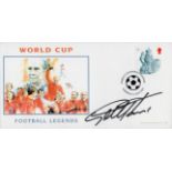 Football. Geoff Hurst Signed World Cup Football Legends FDC With British Stamp and 21 May 2002