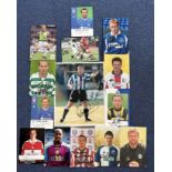 Football collection. Includes 1 10x8inch photo and several 6x4inch colour photos. Amongst signatures