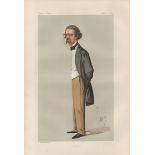 Vanity Fair print. Titled Cremation. Subject Sir Henry Thompson BT. Dated 1/8/1874. Approx size