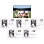 Football Autographed West Ham United 1980 Lot Of Superbly Produced Modern Commemorative Covers
