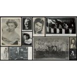 Music, a collection of 10 signed vintage photos of singers, bandleaders etc., some dedicated. Mainly