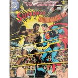 DC The fight to save earth from Star Warriors Superman Vs Muhammad Ali comic. C 56 32180. Est.