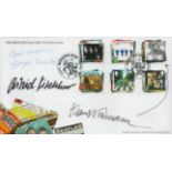 George Martin, Astrid Kirchherr and Klaus Voormann, a signed Beatles FDC. Postmarked 9 Jan 07