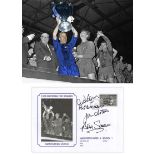 Football Autographed Man United 1968 Commemorative Cover On Offer Is A Stunning Presentation,