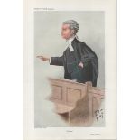 Vanity Fair print. Titled Pridham. Subject P H Pridham Wippell. Dated 24/3/1910. Approx size