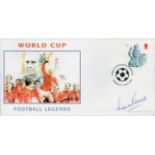 Football. Martin Peters Signed World Cup Football Legends FDC With British Stamp and 21 May 2002