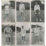 Tennis, a collection of 8 signed (some dedicated) vintage photos from the 1950's 60's. All are 5.