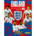 Football trade card collection. England 2018 official collectors album with all 126 basic cards.