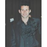 Ryan Giggs signed 10x8 inches colour photo. Good Condition. All autographs are genuine hand signed