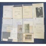 Military Collection of 16 Signed Items Such as Photos and Typed Letters. Signatures include