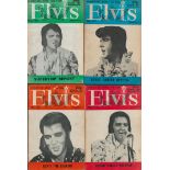 Music. Elvis Presley Collection of 4 Elvis Monthly Magazines. From 1974 75. Nos. 170, 171, 180, 181.