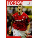 Chris Cohen signed match day programme Forest V. S Preston North End 2009 Championship. Good