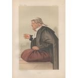 Vanity Fair print. Titled Jumbo. Subject Mr Samuel Pope QC. Dated 12/12/1885. Approx size 14x11inch.