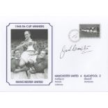 Football Autographed Jack Crompton 1948 Commemorative Cover A Superbly Designed Modern Commemorative