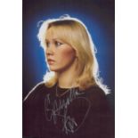 Agnetha Fältskog, a signed 6x4 photo. A Swedish singer, songwriter and musician. She first