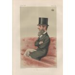 Vanity Fair print. Titled The head of the Russells. Subject The Duke of Bedford. Dated 11/7/1874.