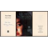 Hilary Norman Too Close. Published by Piatkus. Inscribed on the title page by the author. Fine