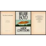 William Boyd The New Confessions. Published by Hamish Hamilton, London. Signed by the author on