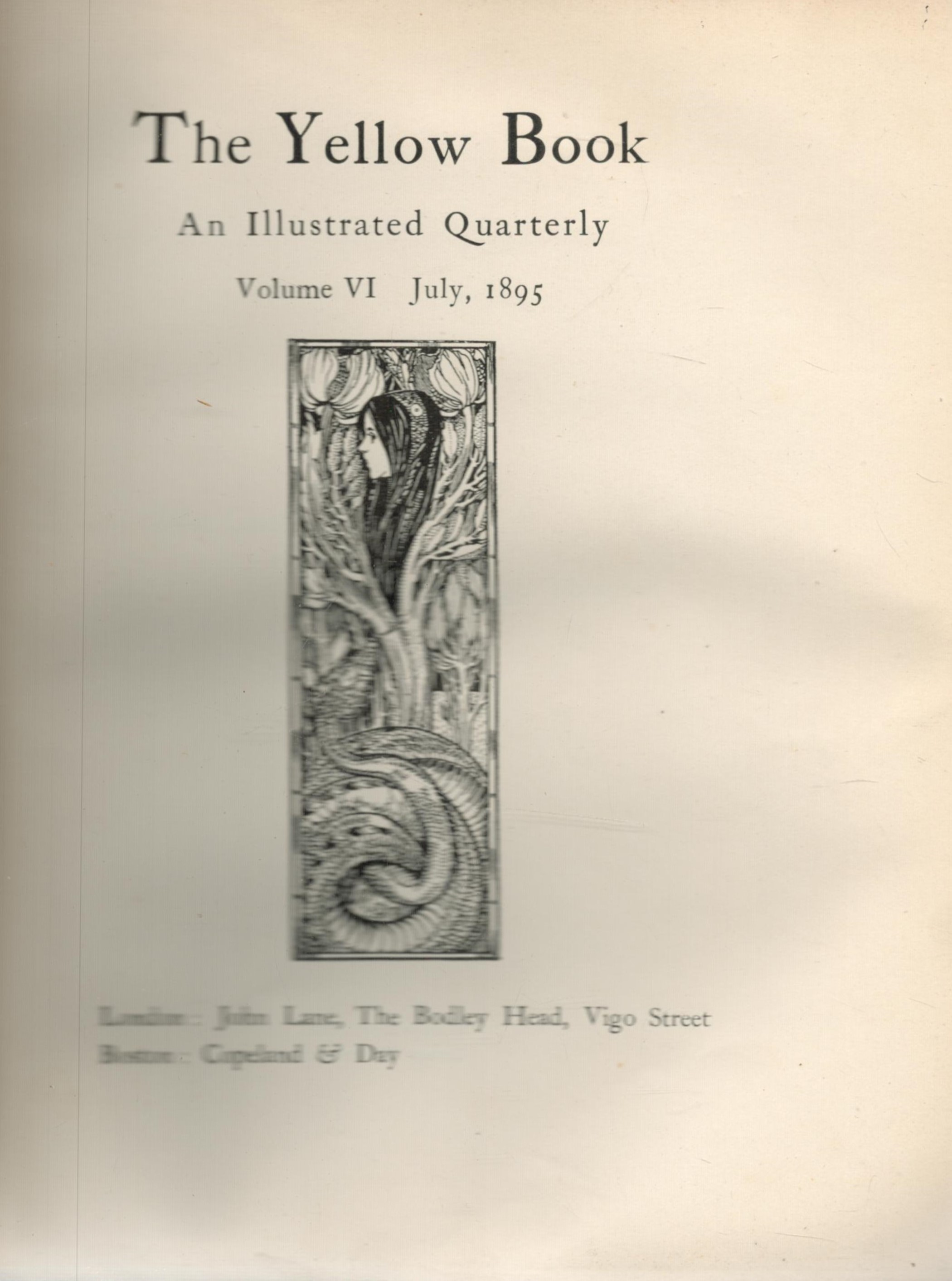 The Yellow Book. An illustrated quarterly. Volume V1 July 1895. Published by John Lane, London. - Image 2 of 2