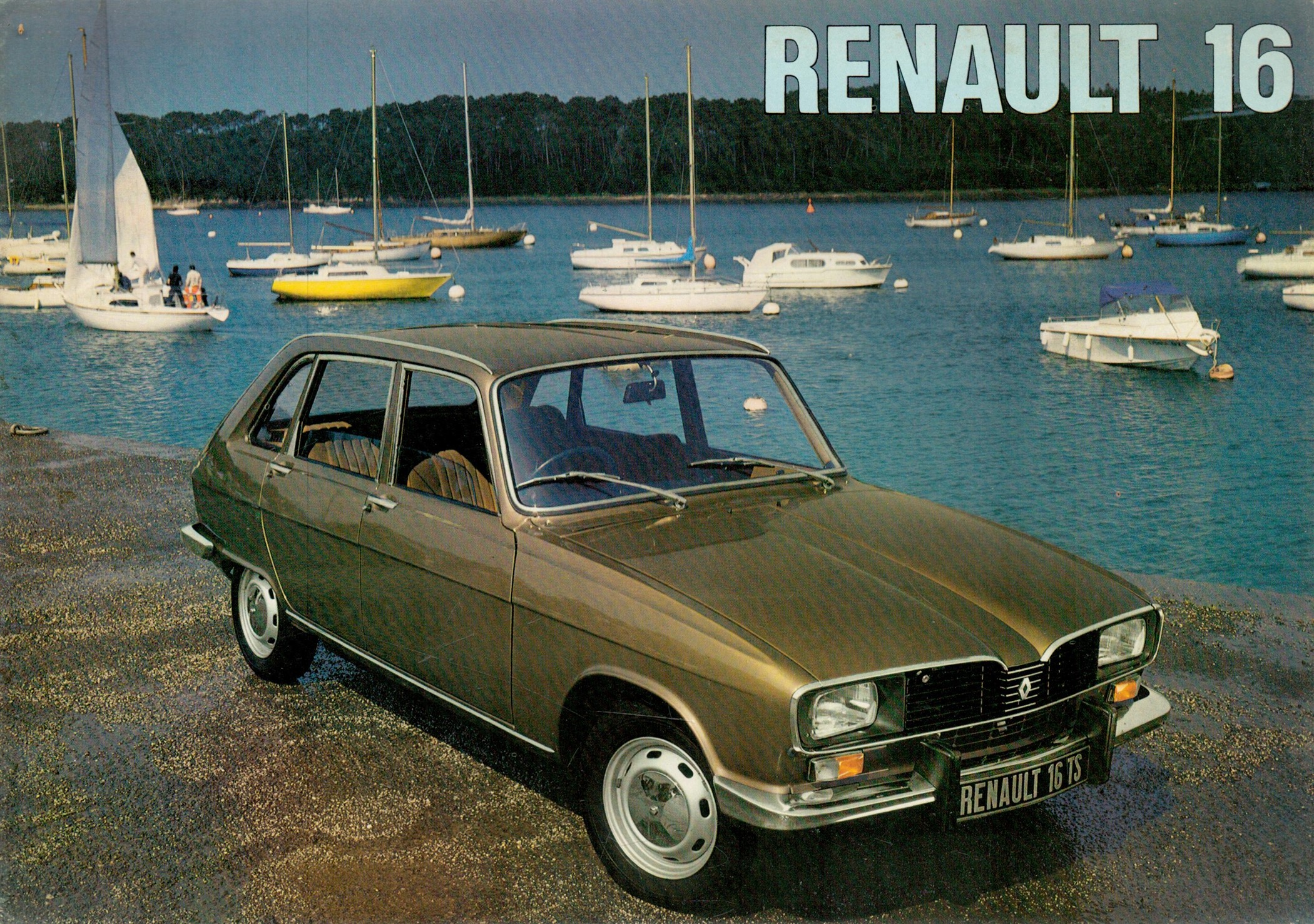 Brochure for Sales - Renault 16. 14 pages. Fine condition in publisher's thick card pictorial