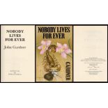 John Gardner Nobody Lives Forever. A James Bond novel. Published by Jonathan Cape. Fine condition in